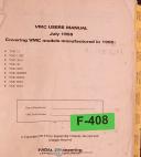 Fadal-Fadal VMC Series, Machining Center, Operations & Programming, User\'s Manual 1994-VMC-VMC 15HT-VMC 40-VMC-15-VMC-3016-VMC-4020HT-VMC-6030-VMC-8030-02